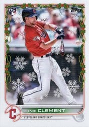 2022 Topps Holiday Base Set Ernie Clement #HW11 card