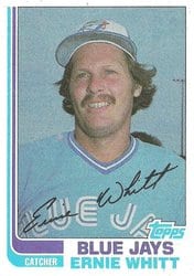 1982 Topps Base Set Ernie Whitt #19 card