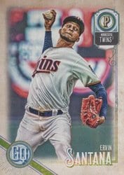 2018 Topps Gypsy Queen Base Set Ervin Santana #86 card