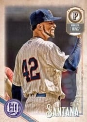 2018 Topps Gypsy Queen Base Set Ervin Santana #86b card