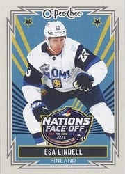 2025-26 O-Pee-Chee Base Retro Esa Lindell #529 card