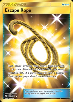 2017 Burning Shadows Escape Rope #163 card