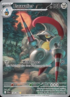 Black Bolt Escavalier #138 card