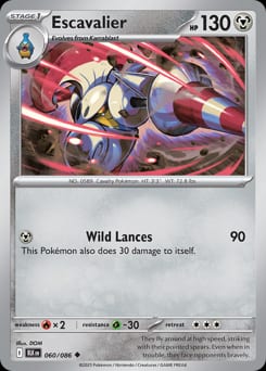 Black Bolt Escavalier #60 card