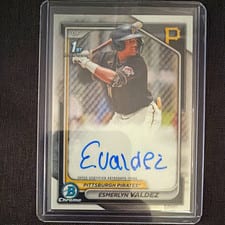 2024 Bowman Chrome Prospects Autograph Esmerlyn Valdez #CPA-EV card