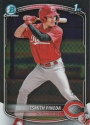2025 Bowman Chrome Prospects Esmith Pineda #BCP-37 card