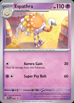 Scarlet & Violet Black Star Promos Espathra #10 card