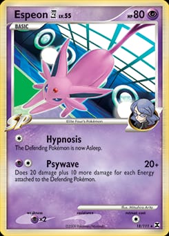 Rising Rivals Espeon E4 #18 card