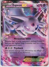 2016 BREAKpoint Espeon-EX #52 card