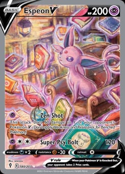 Evolving Skies Espeon V #180 card