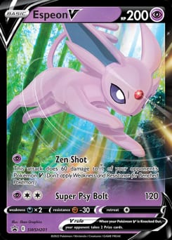 SWSH Black Star Promos Espeon V #SWSH201 card