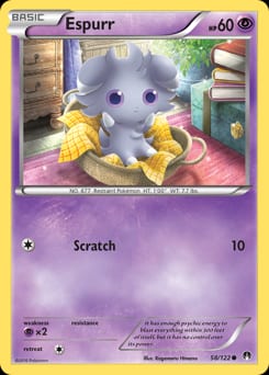 2016 BREAKpoint Espurr #58 card