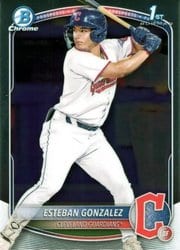 2025 Bowman Chrome Prospects Esteban Gonzalez #BCP-70 card