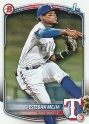 2025 Bowman Prospects Esteban Mejia #BP-9 card