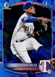 2025 Bowman Sapphire Edition Base Set Esteban Mejia #BCP-9 card
