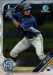 2019 Bowman Chrome Prospects Esteury Ruiz #BCP-89 card