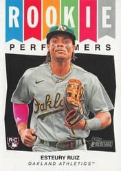 2023 Topps Heritage Rookie Performers Esteury Ruiz #RP-2 card
