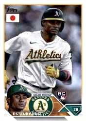 2023 Topps Japan Edition Base Set Esteury Ruiz #196 card