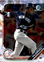 2019 Bowman Chrome Prospects Estevan Florial #BCP-74 card