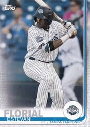 2019 Topps Pro Debut Base Set Estevan Florial #63 card