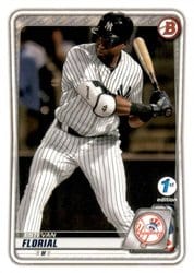 2020 Bowman 1st Edition Base Set Estevan Florial #BFE-31 card