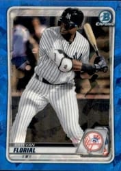 2020 Bowman Sapphire Edition Base Set Estevan Florial #BCP-31 card