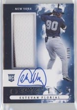 2021 Panini Chronicles Origins Rookie Jumbo Material Autographs Estevan Florial #OJA-EF card
