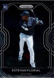 2021 Panini Prizm Base Set Estevan Florial #85 card