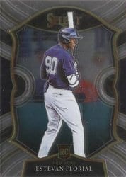 2021 Panini Select Base Set Estevan Florial #62 card