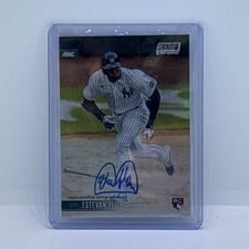2021 Stadium Club Chrome Autographs Estevan Florial #SCCAV-EF card