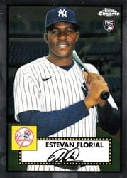 2021 Topps Chrome Platinum Anniversary Base Set Estevan Florial #71 card