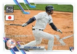 2021 Topps Japan Edition Base Set Estevan Florial #180 card