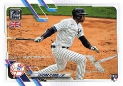 2021 Topps UK Edition Base Set Estevan Florial #126 card