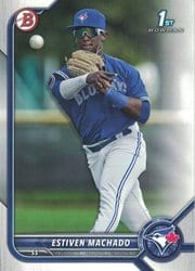 2022 Bowman Prospects Estiven Machado #BP-12 card