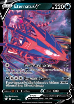 2020 Darkness Ablaze Eternatus V #116 card