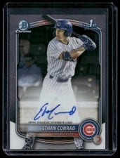 2025 Bowman Draft Chrome Prospect Autographs Ethan Conrad #CPA-EC card