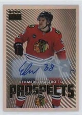 2024-25 Skybox Metal Universe Skybox Premium Prospects Auto Ethan Del Mastro #PP-43 card