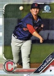 2019 Bowman Chrome Prospects Ethan Hankins #BCP-15 card
