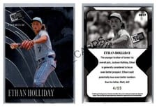 2024 Leaf Press Pass Premium Baseball Retro Ethan Holliday #RB-27 card