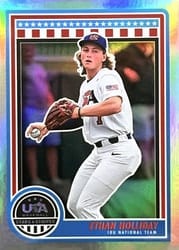 2025 Panini Stars & Stripes Base Set Ethan Holliday #14 card