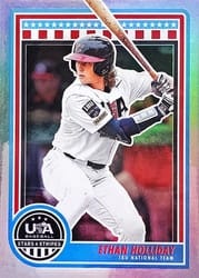 2025 Panini Stars & Stripes Base Set Ethan Holliday #67 card