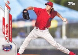 2020 Topps Pro Debut Base Set Ethan Lindow #PD-78 card