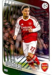 2025-26 Topps UEFA Club Competitions Base Set Ethan Nwaneri #21 card