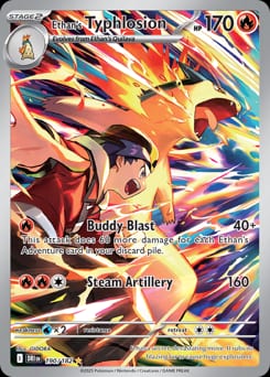 Destined Rivals Ethan's Typhlosion #190 card