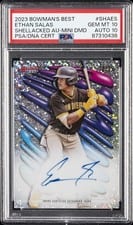 2023 Bowman's Best Shellacked Autographs Ethan Salas #SHA-ES card