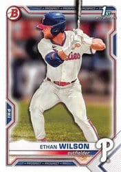 2021 Bowman Draft Base Set Ethan Wilson #BD-140 card