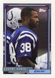 1992 Topps Base Set Eugene Daniel #30 card