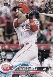 2018 Topps Holiday Base Set Eugenio Suarez #HMW131 card