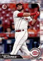 2019 Bowman Base Set Eugenio Suarez #32 card
