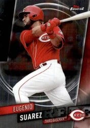 2019 Finest Base Set Eugenio Suarez #123 card
